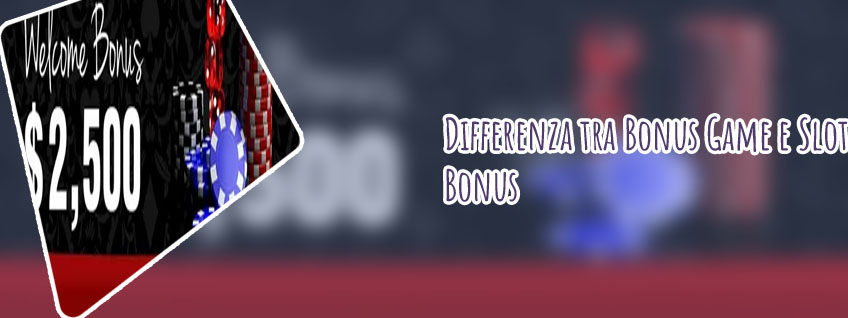 Bonus slot benvenuto